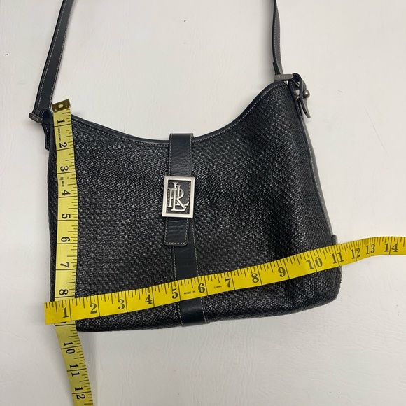 Lauren Ralph Lauren Y2K straw shoulder bag - Picture 7 of 13